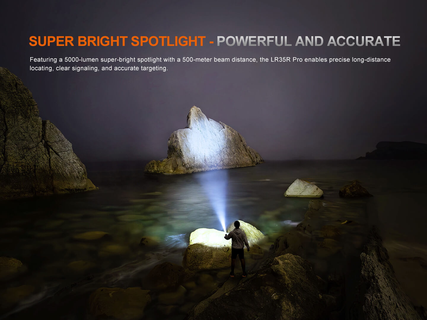 Fenix LR35R PRO Rechargeable Flashlight