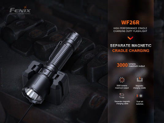 Cradle Charging LED Work Flashlight - WF26R