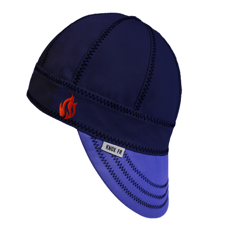 Load image into Gallery viewer, Knox FR Welding Cap Navy/Blue
