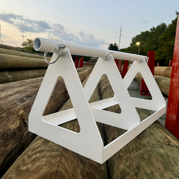 Hardline Bucket Truck Wire Spool Holder: Copper & Alum