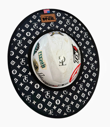 TG Black Hard Hat Sun Shade Visor – Water-Resistant Worksite Visor for Full Brim & Kask Hard Hats