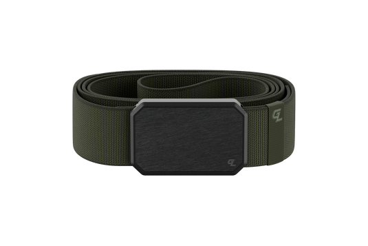 Groove Belt Gun Metal/Olive