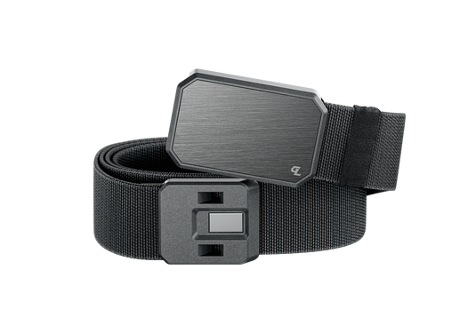 Groove Belt Gun Metal/Black