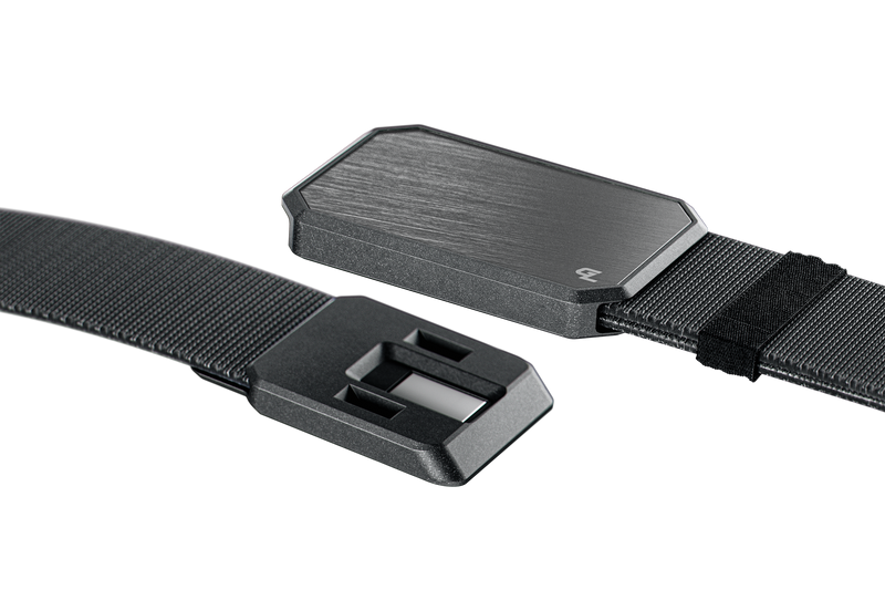 Load image into Gallery viewer, Groove Belt Gun Metal/Black
