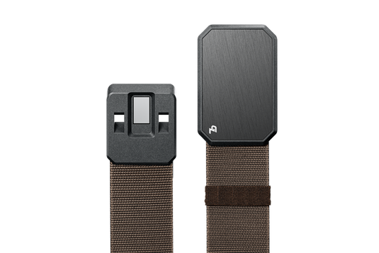 Groove Belt Gun Metal/Dark Earth