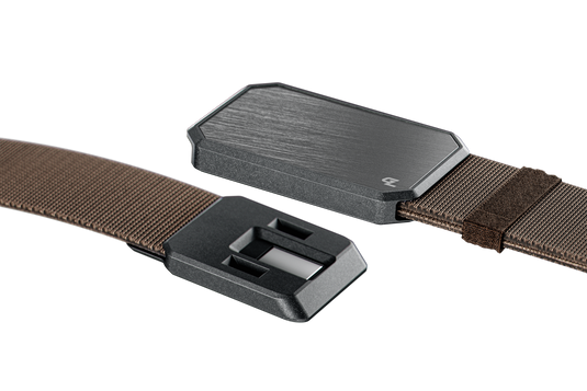 Groove Belt Gun Metal/Dark Earth