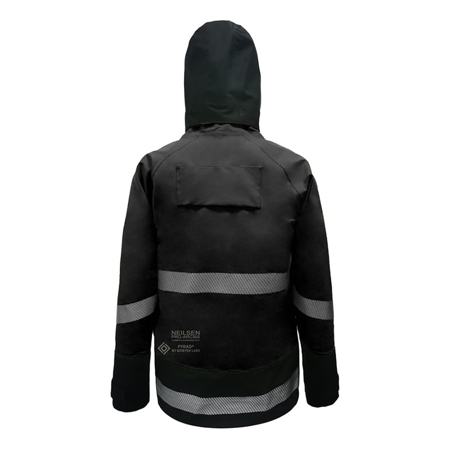 4SEASON GORE-TEX PYRAD® CAT 3 FR/ARC Rated Breathable Rainwear Coat Black