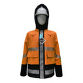 4SEASON GORE-TEX PYRAD® CAT 3 FR/ARC Rated Breathable High Visibility Rainwear Coat Orange/Black