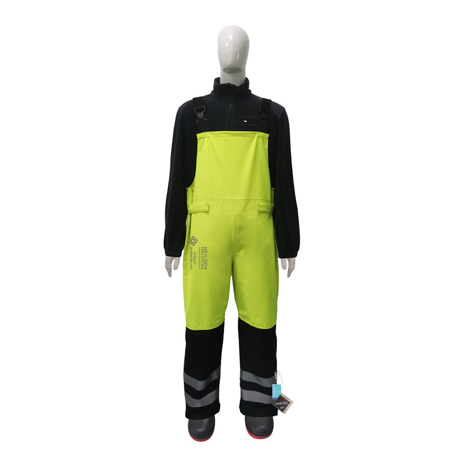 4SEASON GORE-TEX PYRAD® CAT 3 FR/ARC Rated Breathable High Visibility Rainwear Bib Trouser Yellow/Black