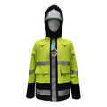 4SEASON GORE-TEX PYRAD® CAT 3 FR/ARC Rated Breathable High Visibility Rainwear Coat Yellow/Black