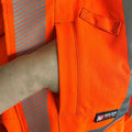 EXTREME GORE-TEX PYRAD® CAT 3 FR/ARC Rated Breathable High Visibility Rainwear Bomber Jacket Orange/Black