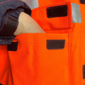 EXTREME GORE-TEX PYRAD® CAT 3 FR/ARC Rated Breathable High Visibility Rainwear Bomber Jacket Orange/Black