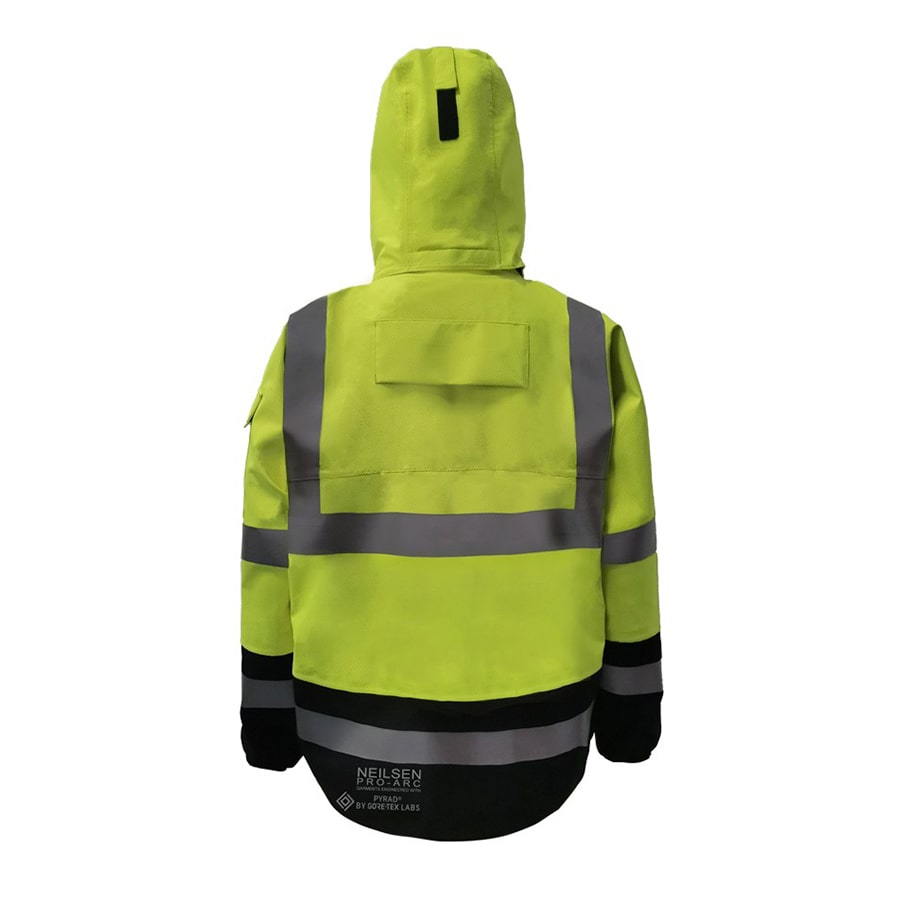 EXTREME GORE-TEX PYRAD® CAT 3 FR/ARC Rated Breathable High Visibility Rainwear Coat Yellow/Black
