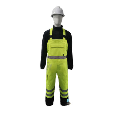 EXTREME GORE-TEX PYRAD® CAT 3 FR/ARC Rated Breathable High Visibility Rainwear Bib Trouser Yellow/Black