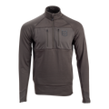 GEO GRID FLEECE 205gsm 1/4 ZIP - Charcoal / XXXL