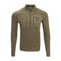 GEO GRID FLEECE 205gsm 1/4 ZIP - Loden / XXXL