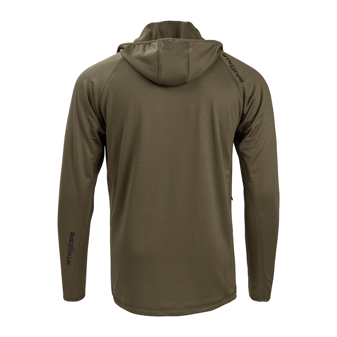 GEO GRID FLEECE 350gsm HOODIE - Loden / XXXL