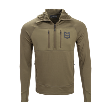 GEO GRID FLEECE 205gsm HOODIE - Loden / XXXL