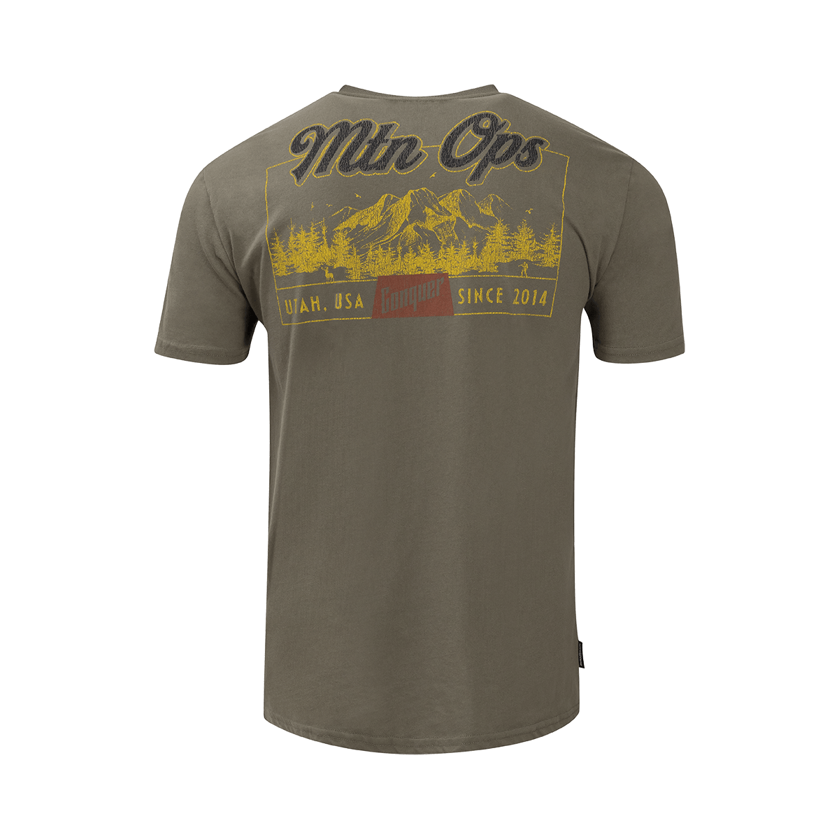 GOLDEN TEE - Olive / XXL