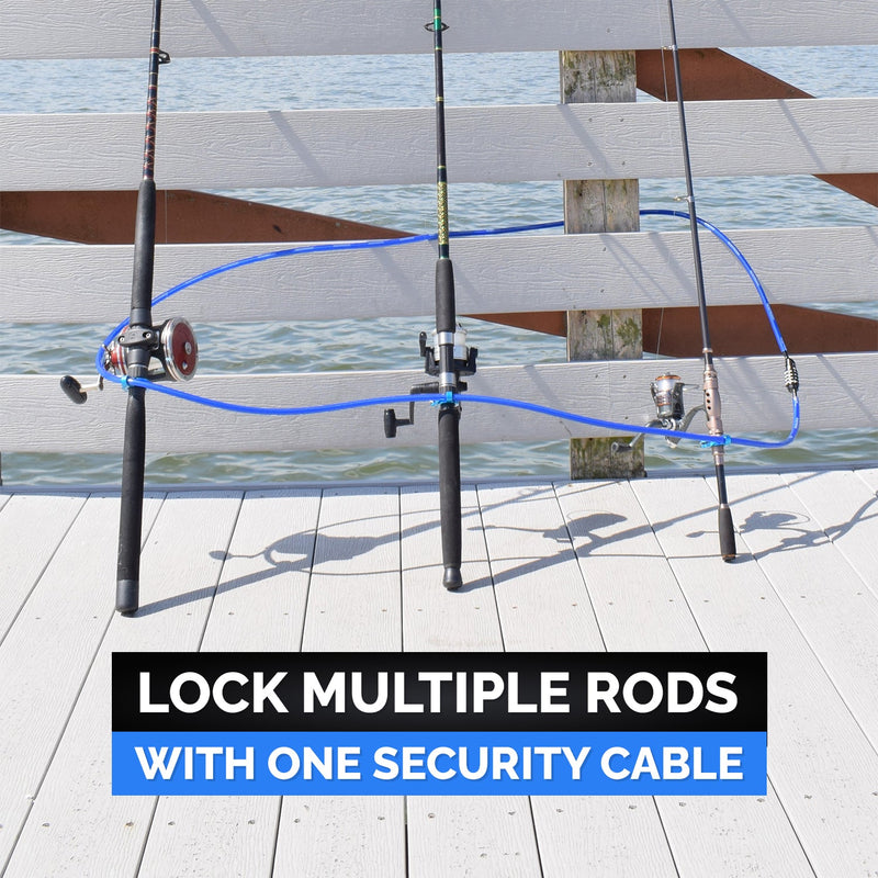 Load image into Gallery viewer, DocksLocks Fishing Rod &amp; Reel Lock
