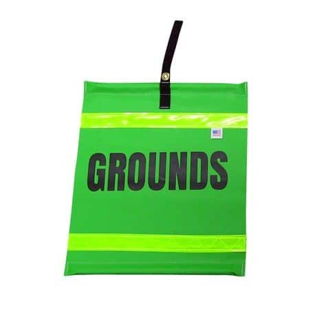 Hi-Visiblity Green Ground Flags