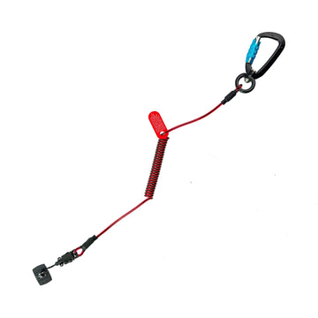 Coil E-Tether With Dual-Locking Carabiner & E-Catch - 0.5kg / 1.1lb