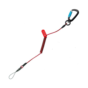 Coil E-Tether With Dual-Locking Carabiner - 0.5kg / 1.1lb