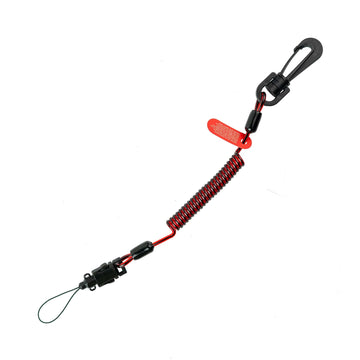 Coil E-Tether With Poly Clip (Non-Conductive) - 0.5kg / 1.1lb