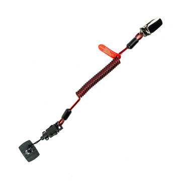 Coil E-Tether With Steel Clamp & E-Catch - 0.5kg / 1.1lb