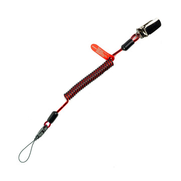Coil E-Tether With Steel Clamp - 0.5kg / 1.1lb