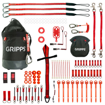 40-Tool Tether Kit with Bull Bag and Bolt-Safe Pouch