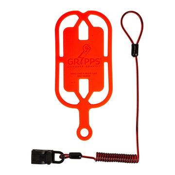 Phone Gripper with Coil Tether