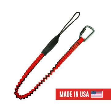 Bungee Tether Dual-Action Carabiner - 7kg / 15lb