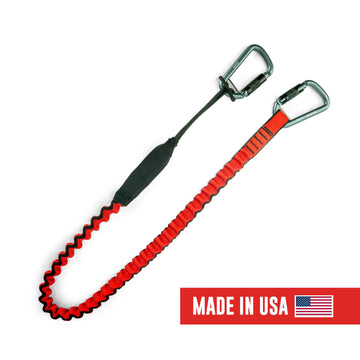 Bungee Tether Two Dual-Action Carabiners - 7kg / 15lb