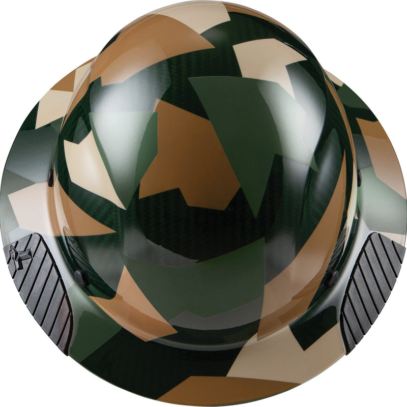 Load image into Gallery viewer, DAX Jungle Carbon Fiber Full Brim Hardhat
