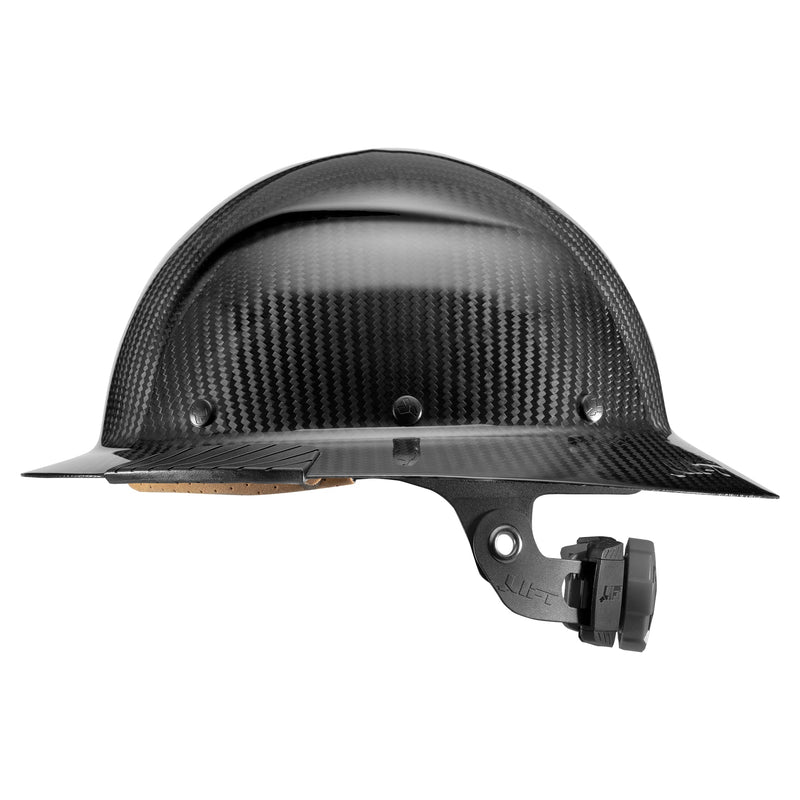 Load image into Gallery viewer, DAX Carbon Fiber Full Brim Hardhat
