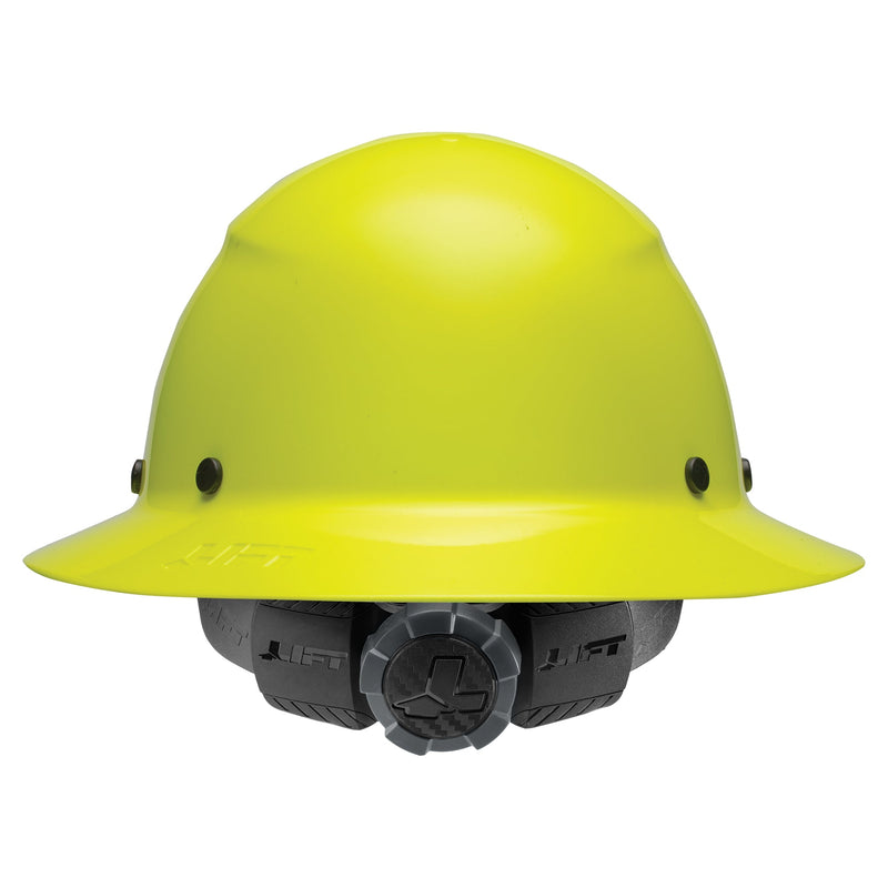 Load image into Gallery viewer, DAX Full Brim Hard Hat - Hi-Viz
