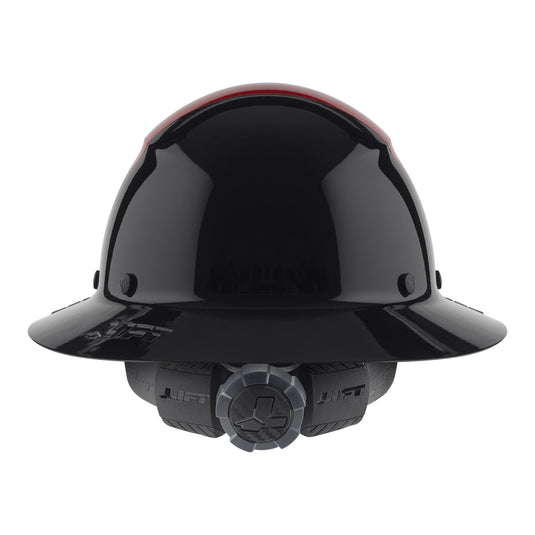DAX Fifty/50 Red Full Brim Hard Hat