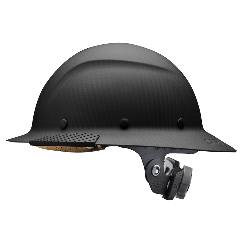 Load image into Gallery viewer, DAX Carbon Fiber Full Brim Hardhat
