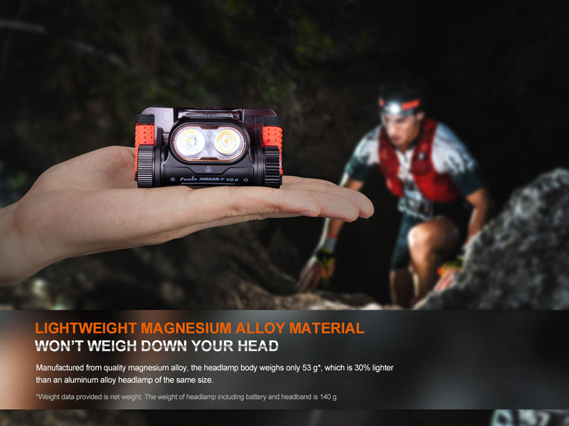 Load image into Gallery viewer, Fenix HM65R-T V2 Rechargeable Lightweight Trail Running Headlamp
