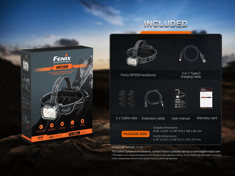 Load image into Gallery viewer, Fenix HP35R Search and Rescue Headlamp
