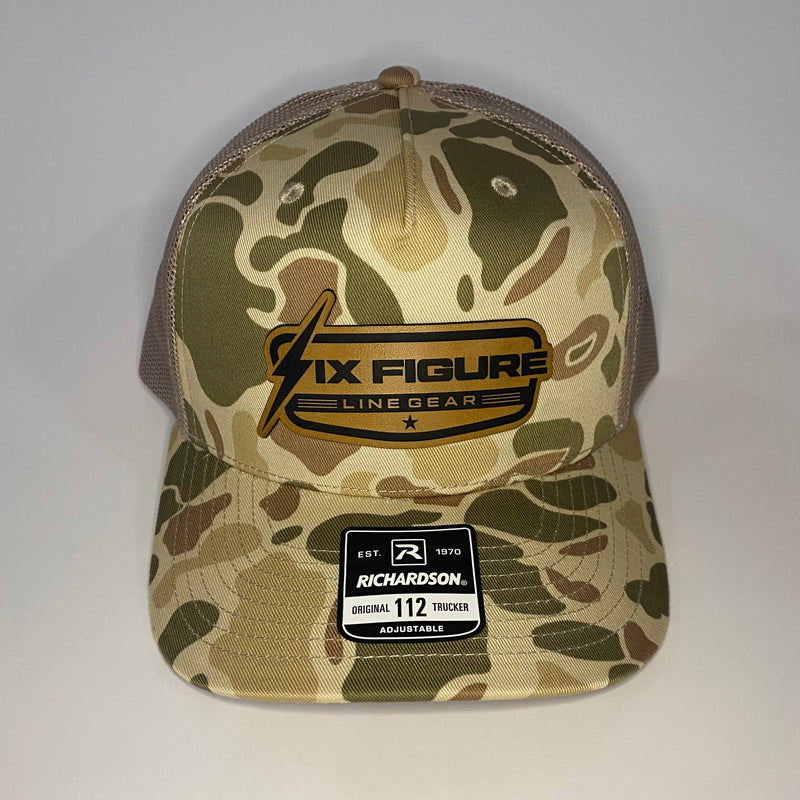 Load image into Gallery viewer, Harvest Duck Camo Richardson 112 Hat
