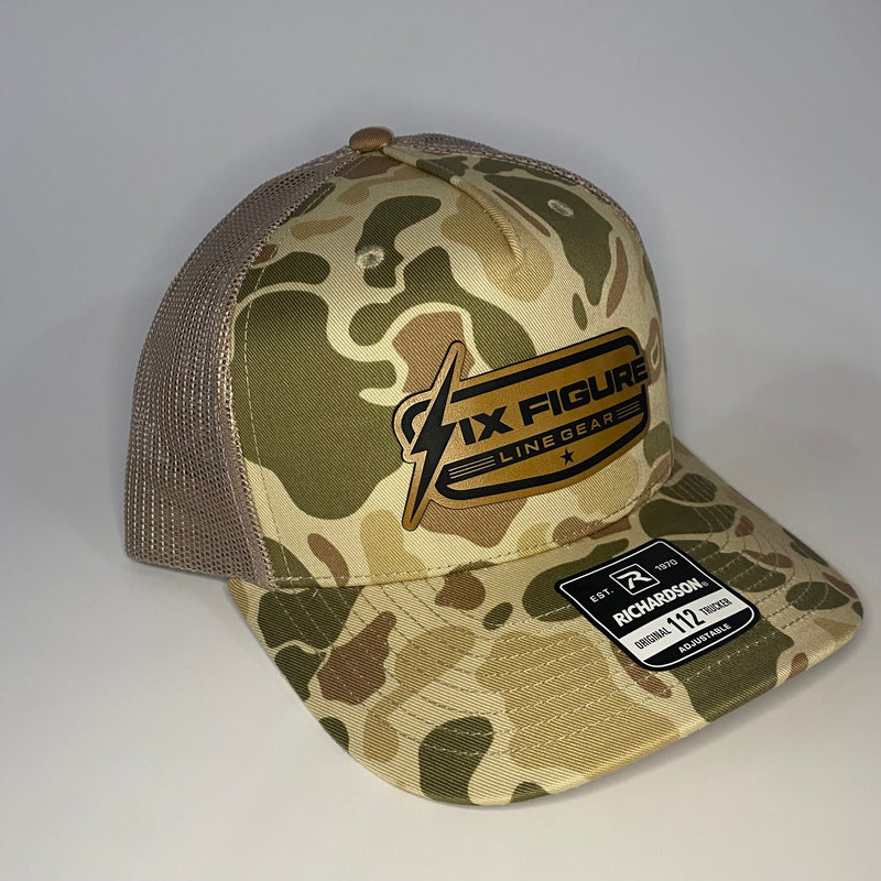 Load image into Gallery viewer, Harvest Duck Camo Richardson 112 Hat
