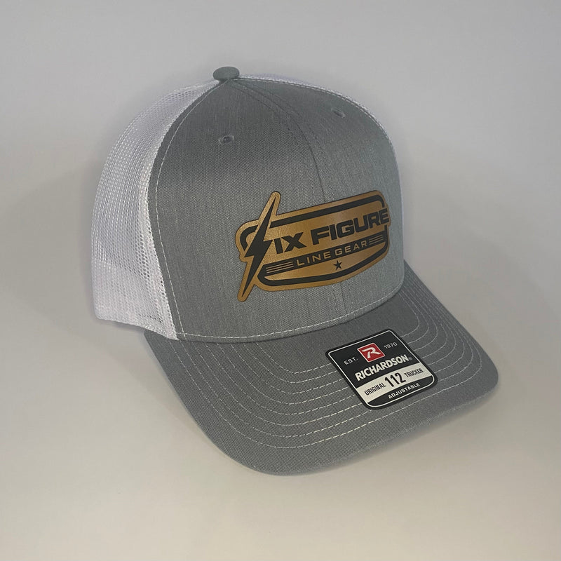Load image into Gallery viewer, Heather Gray &amp; White Richardson 112 Hat
