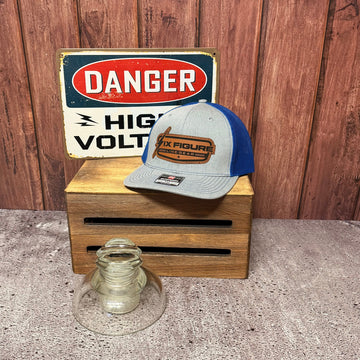 Heather Gray & Royal Blue Richardson 112 Hat