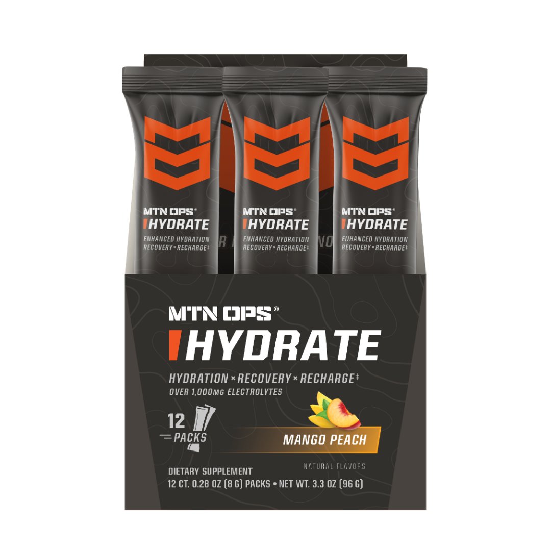 Hydrate - Mango Peach - Trail Pack - Box - 12