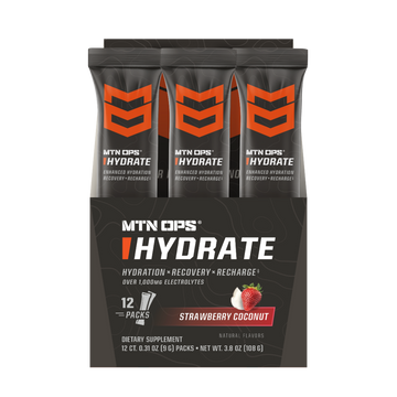 Hydrate - Strawberry Coconut - Trail Pack - Box - 12