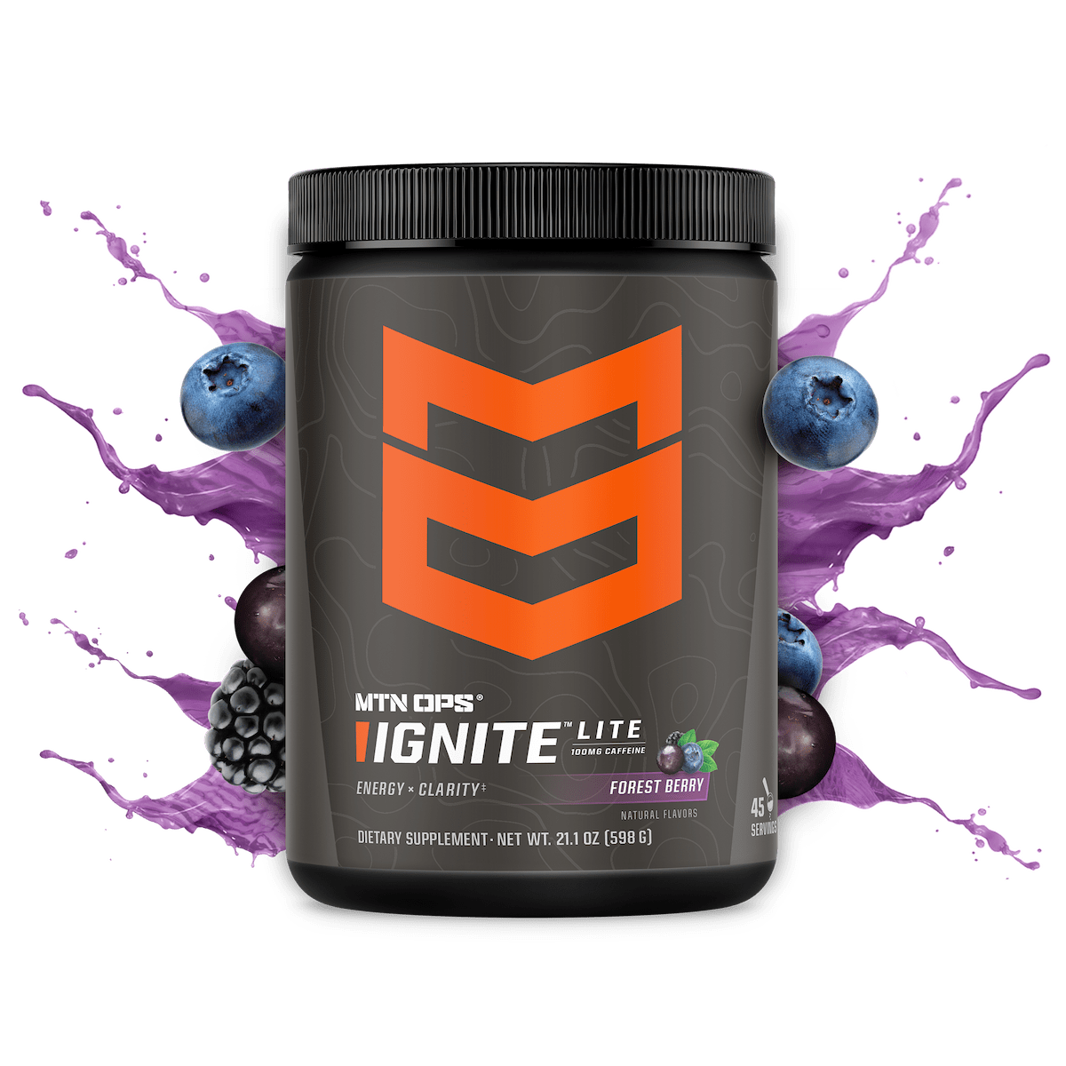 IGNITE LITE - Forest Berry / Tub - 45 Servings