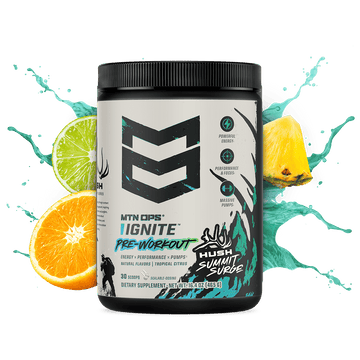 IGNITE PRE-WORKOUT - Blue Raspberry / Tub - 30 Servings