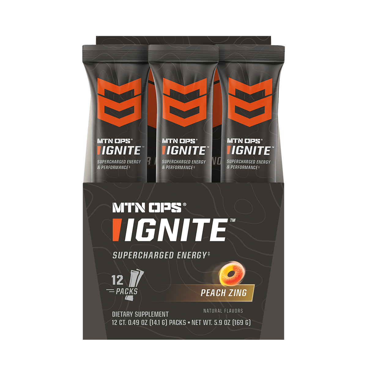 IGNITE - Peach Zing - Trail Pack - Box - 12